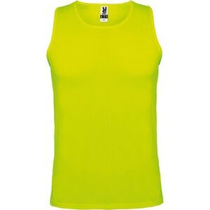 Roly Mens Andre Sports Tank Top / Fluorescent Yellow